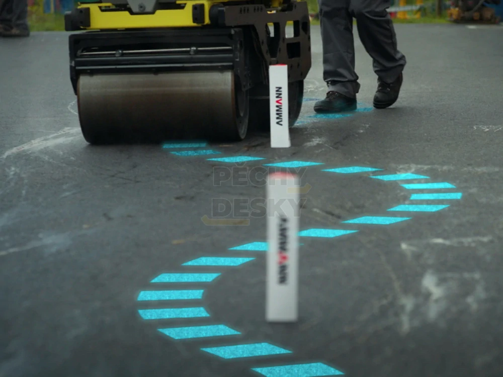 Ručně vedený vibrační válec Ammann ARW 65-S s řízením